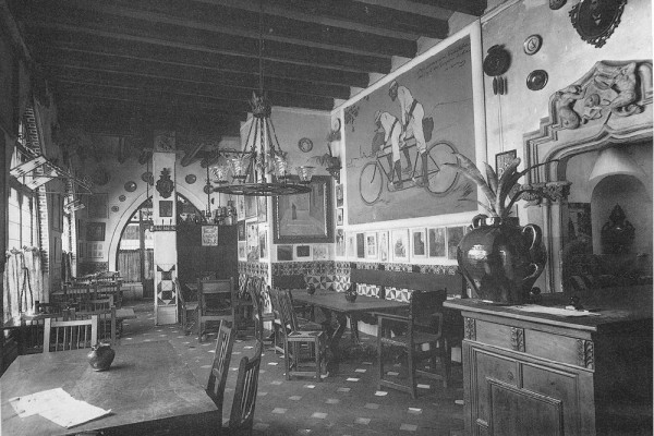 interior Els Quatre Gats 1899
