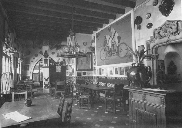 interior Els Quatre Gats 1899